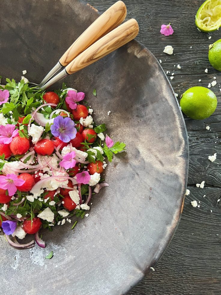 Salat-med-vandmelon-og-feta-2