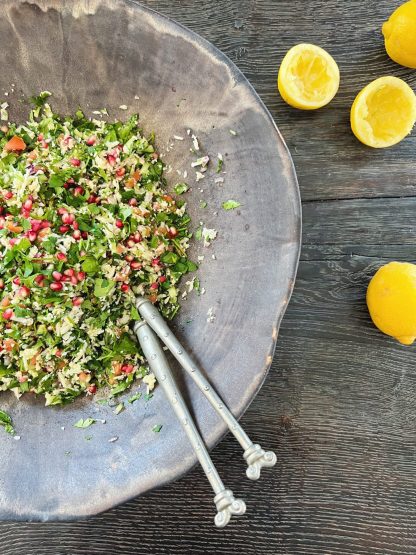 Tabouleh med blomk&aring;lsris
