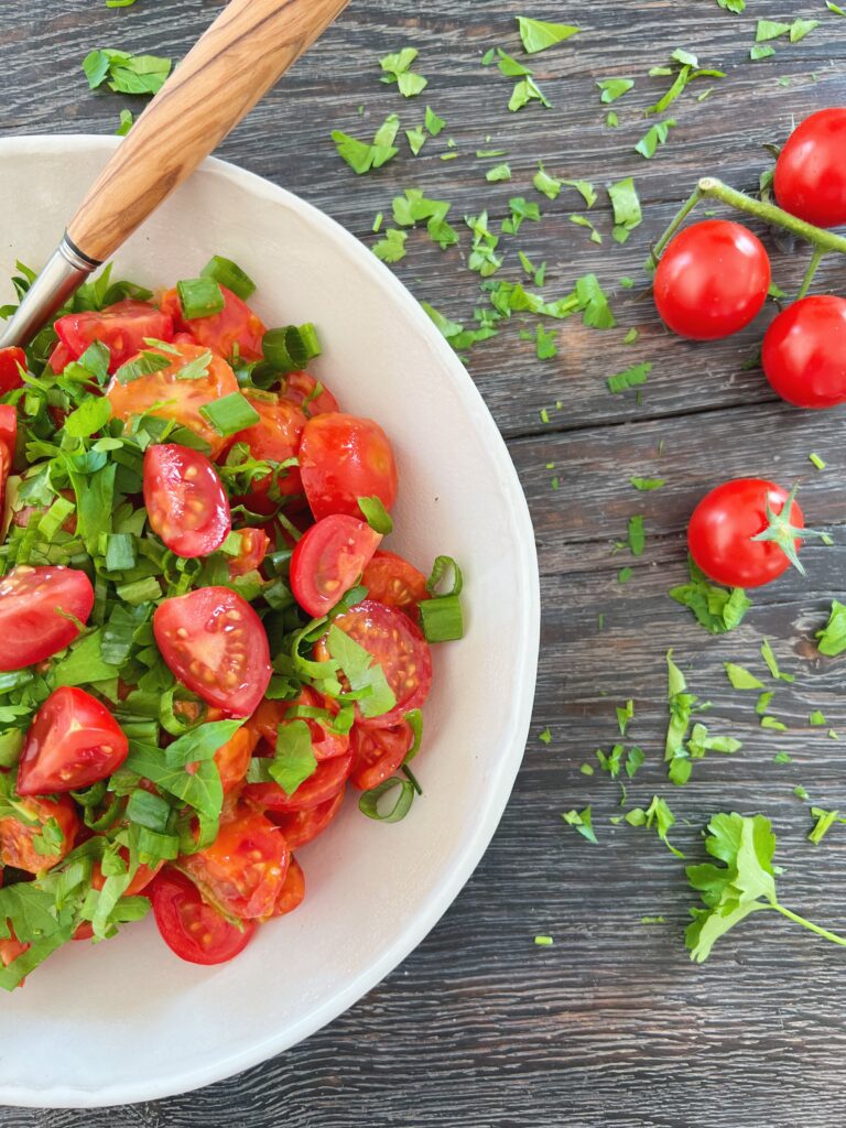 Tomatsalat uden feta