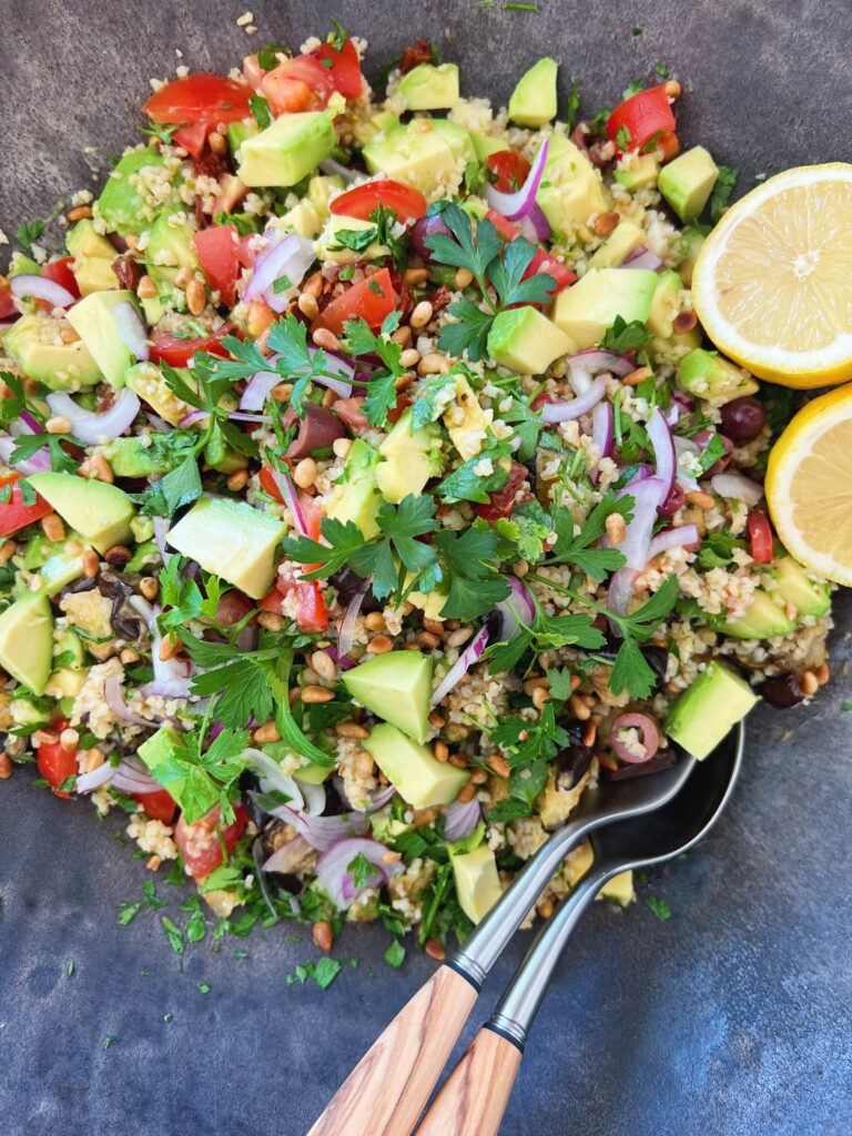 Bulgur med avocado en mættende salat